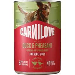 Вологий корм для собак Carnilove Duck & Pheasant паштет качка і фазан 400 г