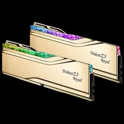 Оперативна пам'ять G.Skill 64GB (2x32GB) DDR5 6000MHz Trident Z5 Royal Gold (F5-6000J2836G32GX2-TR5G) - мініатюра 3