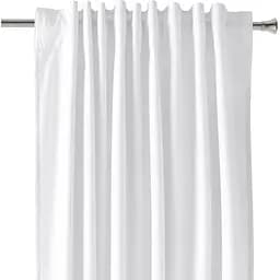 Штори на кухню та в кімнату Cosas Snow CS1,180х250 см 2 шт білий (Curtains_01White_DUK_180x250) - мініатюра 3