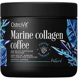 Замінник харчування OstroVit Marine Collagen Coffee Натуральна кава 150 г
