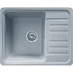 Гранітна кухонна мийка Romzha Regula 57 Seda (602) з крилом