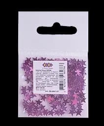 Гліттер Блискітки ZiBi KIDS Line, зірочки, бузковий, 1 г (ZB.6801-07)