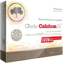 Витамины и минералы Olimp Chela-Calcium D3, 30 капсул
