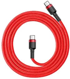 Кабель Baseus Cafule USB Cable Type-C-Type-C 3A 1m Red