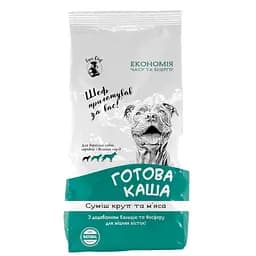 Екструдована корм-каша Лапа Шеф для дорослих собак з м'ясом 15 кг 