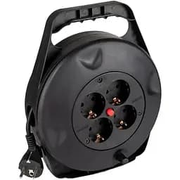 Подовжувач на котушці LogicPower 15 метрів 4 розетки до 2.2 кВт (LP30248)