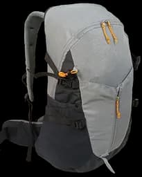 Спортивный трекинговый рюкзак с дождевиком 25L ASCE серый Adventuridge sum0028834