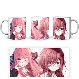 Кухоль GeekLand The Quintessential Quintuplets П'ять наречених Міку Ніно QQ 02.20 330 мл білий - мініатюра 4