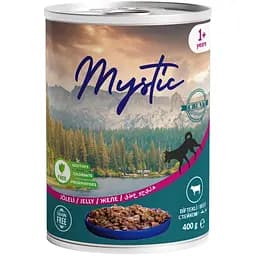 Влажный корм для собак Mystic кусочки говядины в желе 400 г (609195)