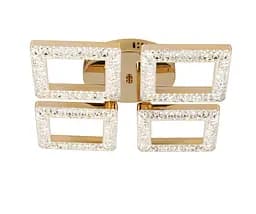 Люстра світлодіодна акрилова Sirius 2726/4 GD 40W x 2