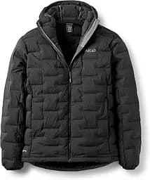 Чоловічий пуховик Rab Cubit Stretch Down Hoody M Чорний