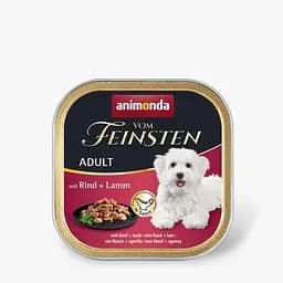 Вологий корм для собак Animonda Vom Feinsten delicious sauce Adult with Beef+lamb з яловичиною та ягням, 150 г