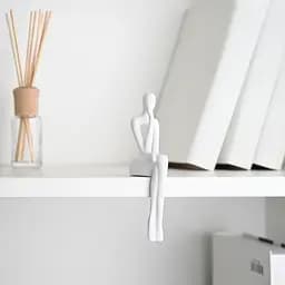 Декоративна статуетка MBM My Home Людина з мрією біла (DH-ST-28 WHITE) - мініатюра 2