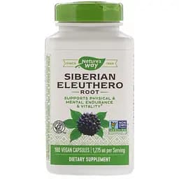 Елеутерокок сибірський Nature's Way Eleuthero 1275 мг 180 капсул