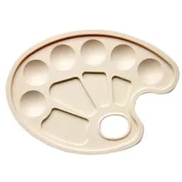 Палитра для рисования Овальная Атлас AS-0017, 23 х 17,5 см