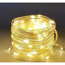 Гірлянда світлодіодна 2000 LED великі краплі 200 м, будинок/вулиця теплий білий, 8 режимів