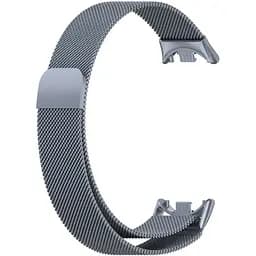 Ремінець DK CDK для Xiaomi Mi Smart Band 10 Metal Milanese Loop Magnetic (015814) (grey) - мініатюра 3