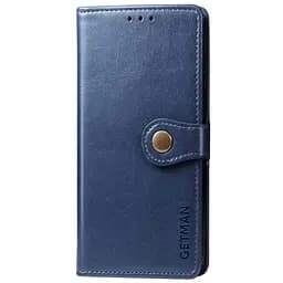 Кожаный чехол-книжка GETMAN Gallant (PU) для Samsung Galaxy A23 4G Синий