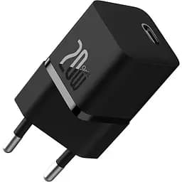 Зарядний пристрій Baseus GaN5 Fast Charger mini 1C 20W EU black (CCGN050101)