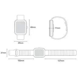 Смарт-годинник Haylou RS4 Max LS17 Silver - мініатюра 6