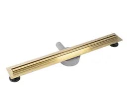 Трап для душу Rea Neox 90 Slim Pro brushed gold REA-G2716 - мініатюра 4