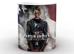 Кружка GeekLand Капітан Америка Captain America прапор у серпанку CA.02.012 - мініатюра 2