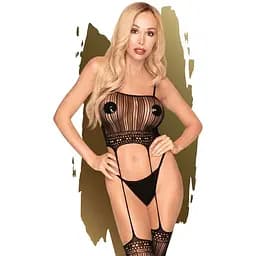 Бодистокинг Penthouse Lingerie Sex Dealer S-L черный
