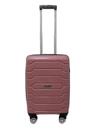 Валіза маленька S поліпропілен Madisson Snowball 01103 58×37×22см 35л Рожеве золото
