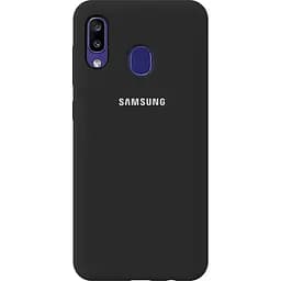 Чохол-накладка Toto Silicone Full Protection Case Samsung Galaxy M10s/A20/A30 Black - мініатюра 2