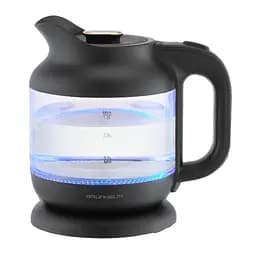 Дисковий скляний електрочайник Grunhelm EKG-25011B 1,2л 630Вт Чорний