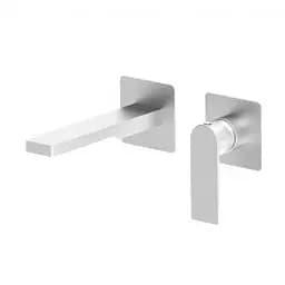 Змішувач для раковини настінний Paffoni Tango вилив 200 мм steel TA105ST70, Нержавіюча сталь