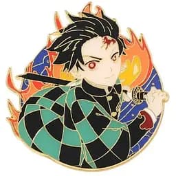 Значок Клинок, що розсікає демонів Танджиро Demon Slayer Tanjiro 6 см P DS T 02