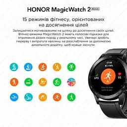 Смарт-годинник Honor Magic Watch 2 46mm Charcoal Black (MNS-B39) - мініатюра 8