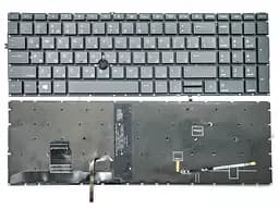 Клавіатура для HP Elitebook 850 G7, 850 G8, 855 G7, 855 G8 (RU Black з підсвічуванням). Оригінал