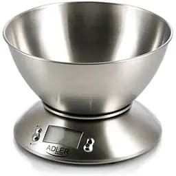 Ваги кухонні з таймером з чашею металеві Adler AD 3134