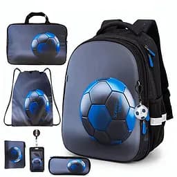 Ортопедичний шкільний рюкзак 6 в 1 для хлопчика School Standard 570 гр 20 літрів Темно-сірий