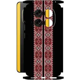 Защитная пленка StatusSKIN для Xiaomi Poco X7 Корпус Винил Вышиванка 3