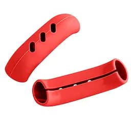 Силиконовые накладки прихватки для горячих ручек кастрюли и сковороды (набор из 2 шт.), Kitchen Master Красный 87267