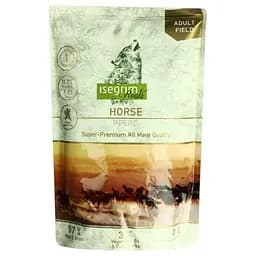Влажный корм для собак Isegrim Adult Pouch Roots Horse Конина с овощами, льняным маслом и полевыми травами 410 г