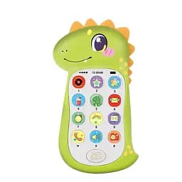 Телефон мобильный Динозаврик, музыка, свет, 626-22 (в ассортименте)