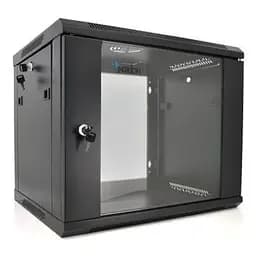 Шафа настінна Merlion 9U 19 600 x 450 x 500 (Ш x Г x В)мм, black (Ml3-6409/23527)