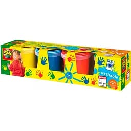 Пальчикові фарби Ses Creative Мої перші малюнки 4 кольори (0305S)