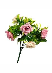 Букет "Троянди", рожевий, 32 см (8412-015) Elisey  