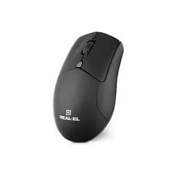 Мишка REAL-EL RM-460W Wireless/Bluetooth Black (EL123200048) - мініатюра 5