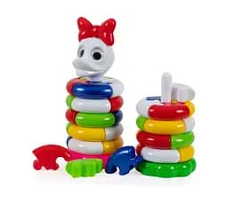 Пирамидка пазл Уточка девочка Бамсик