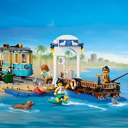 Конструктор LEGO City Класичний трамвай до пляжу (60506) - мініатюра 9