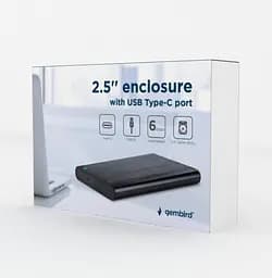 Внешний карман 2.5 SATA HDD/SDD USB3.1 Gembird EE2U3S6 - мініатюра 6