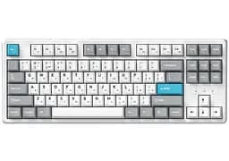 Клавиатура игровая механическая GamePro MK-285-WH Asgard Ragnar Keychron Super Red Switch Bluetooth 5.2/2.4 ГГц/USB White