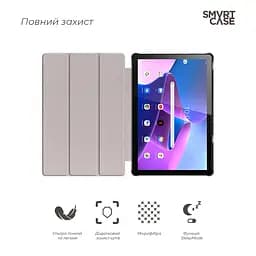Чохол-книжка на планшет Lenovo Tab M10 (3rd Gen) TB328, Smart Case, blue, підставка для планшета 10.1 , шкіряний, мікрофібра, на магніті, ArmorStandart (ARM63721) - мініатюра 3