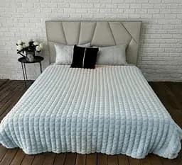 Простыня цвета Светло-голубовато-серый мягкая универсальная простыня 200 x 230 см для кровати